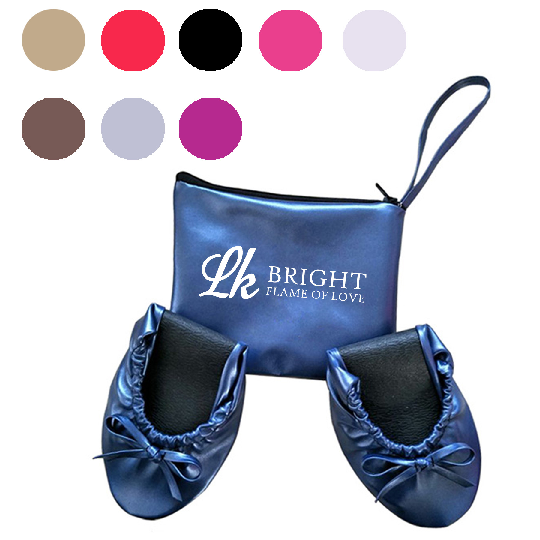 FlyFlyPromos - PU Foldable Flat Slippers Image 1 - Promotional Product